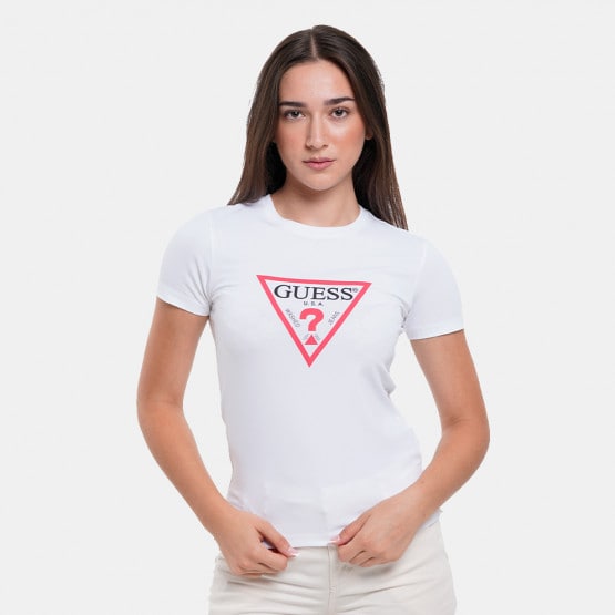 Guess Gj Ss Cn Slim Iconic Μπλουζα Γυναικειο