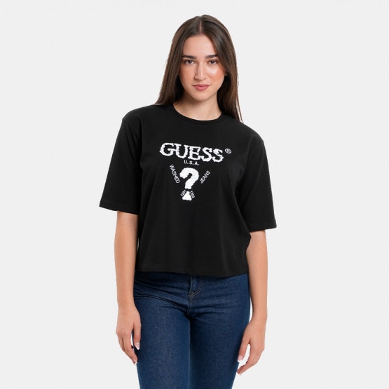 Guess Aurlie Boxy Tee Μπλουζα Γυναικειο
