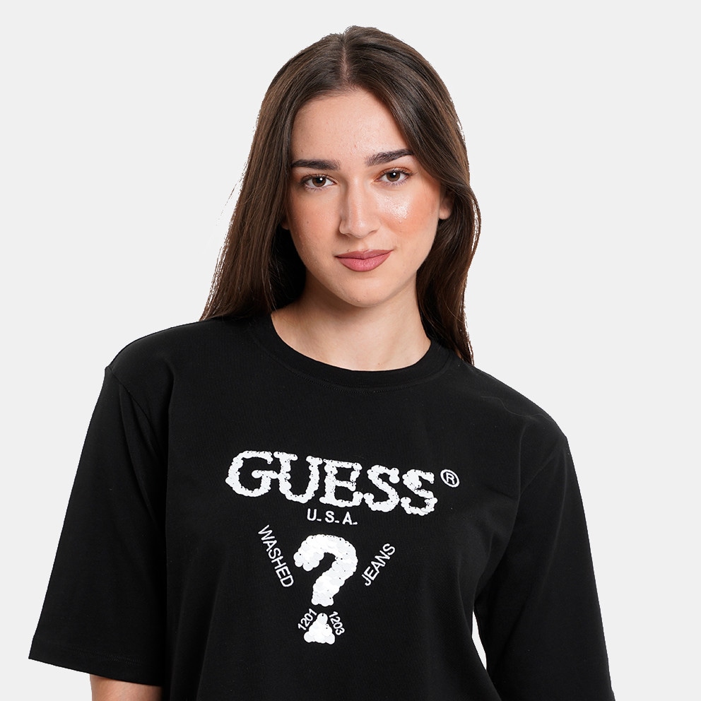 Guess Aurlie Boxy Tee Μπλουζα Γυναικειο