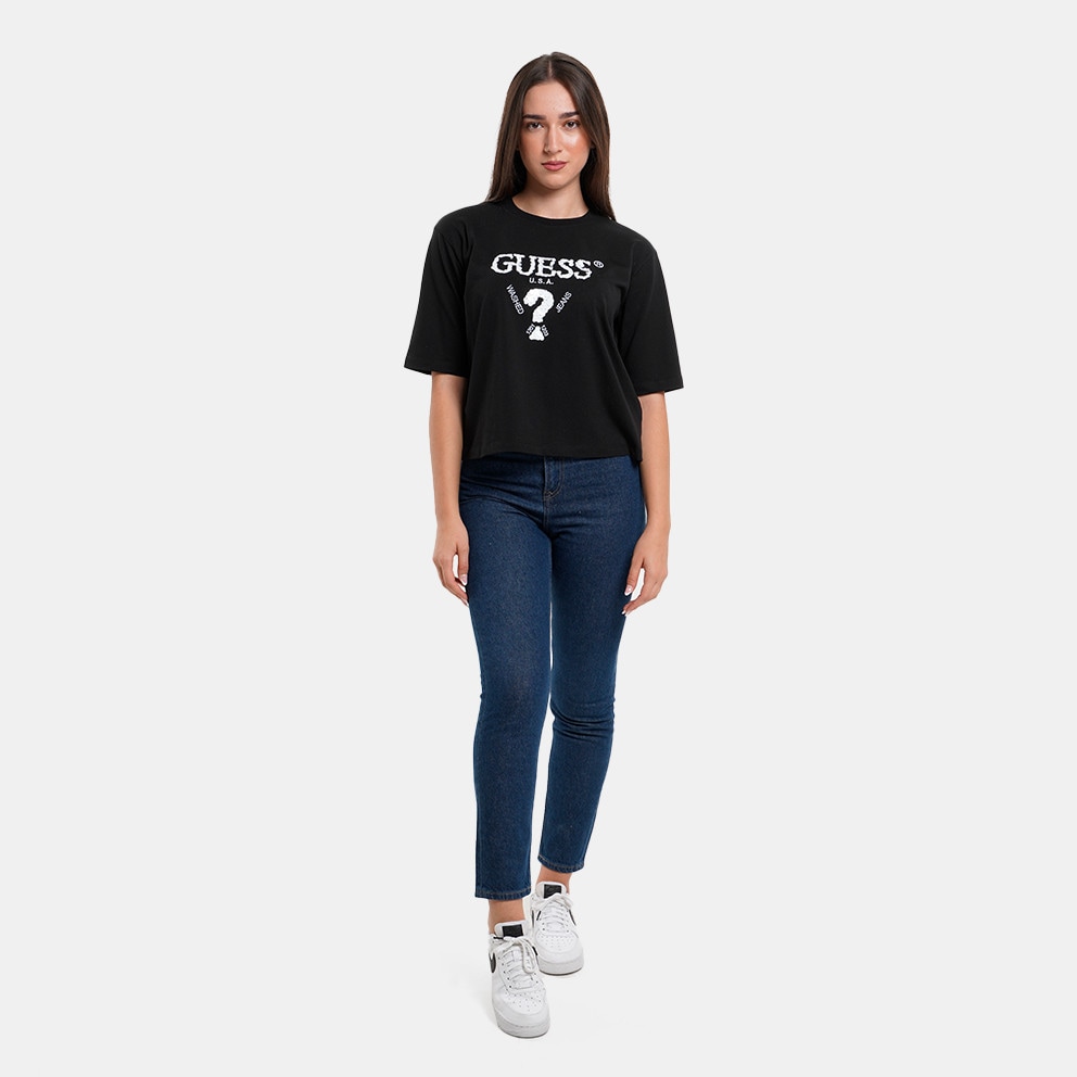 Guess Aurlie Boxy Tee Μπλουζα Γυναικειο