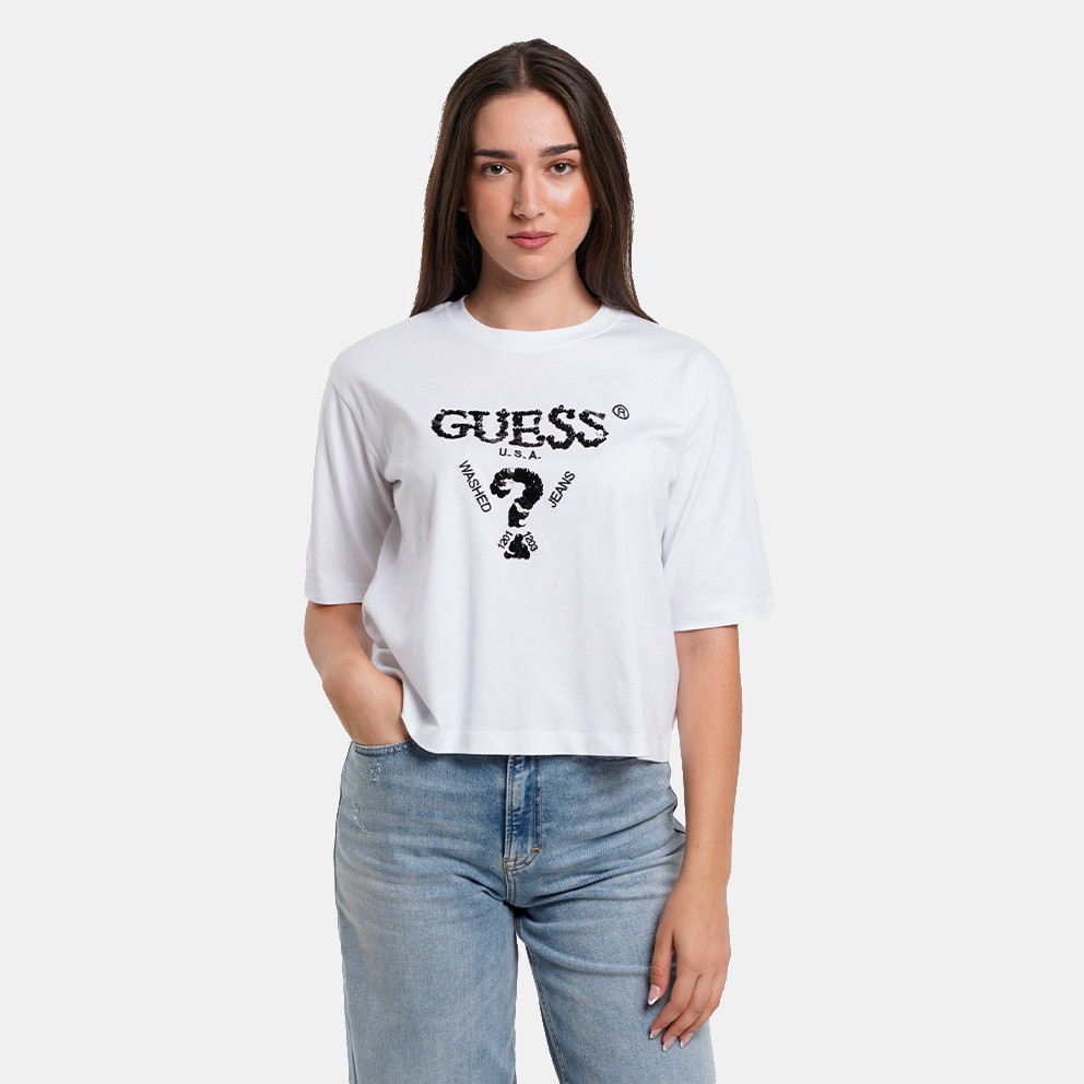  Guess Aurlie Boxy Tee Μπλουζα Γυναικειο (9000192253_6231) 2025