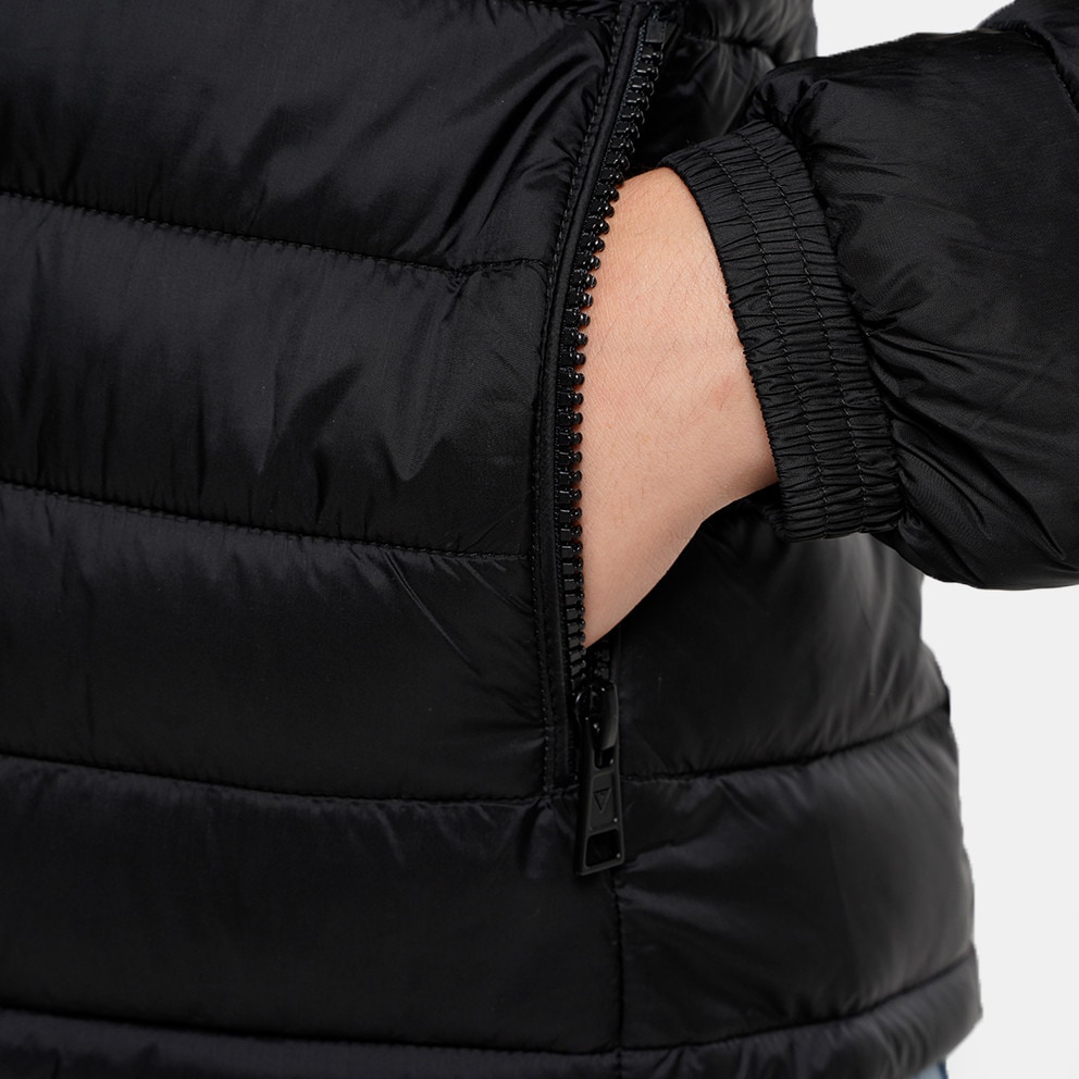 Guess Gj Hooded Puffer Μπουφαν Γυναικειο
