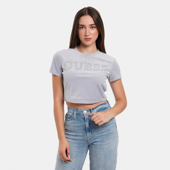 Guess Couture Crop Tee Μπλουζα Γυναικειο