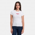 Guess Gj Ss Cn Slim Rib Emb Tee Μπλουζα Γυναικειο