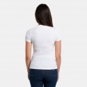 Guess Gj Ss Cn Slim Rib Emb Tee Μπλουζα Γυναικειο