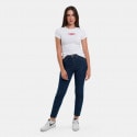 Guess Gj Ss Cn Slim Rib Emb Tee Μπλουζα Γυναικειο