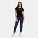 Guess Gj Ss Cn Slim Rib Emb Tee Μπλουζα Γυναικειο