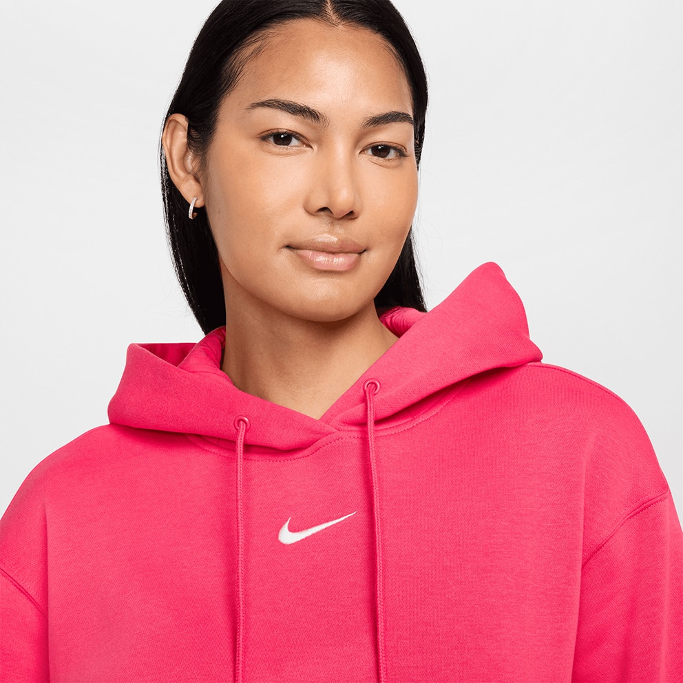 Nike Phoenix Fleece OS Γυναικεία Μπλούζα με Κουκούλα