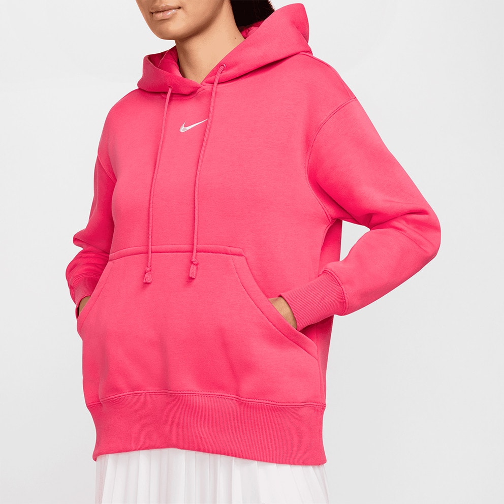 Nike Phoenix Fleece OS Γυναικεία Μπλούζα με Κουκούλα
