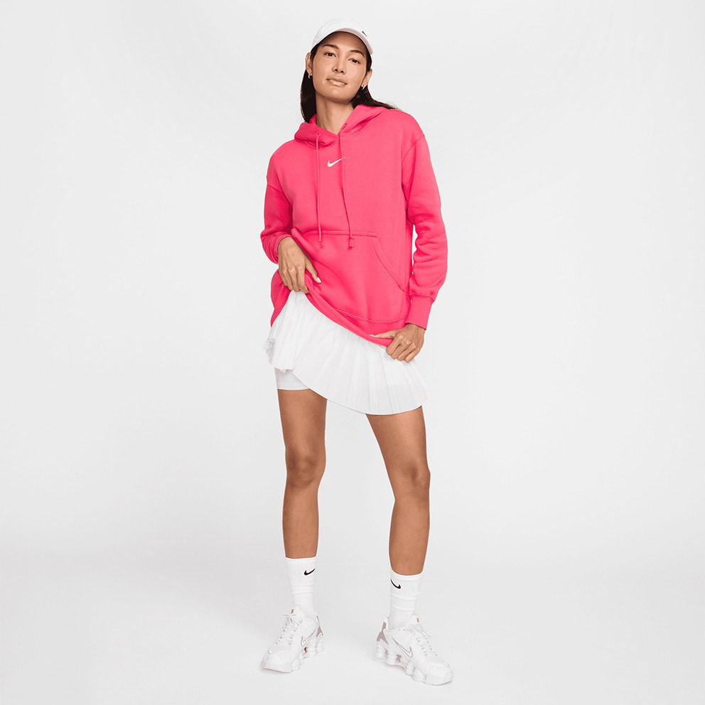 Nike Phoenix Fleece OS Γυναικεία Μπλούζα με Κουκούλα