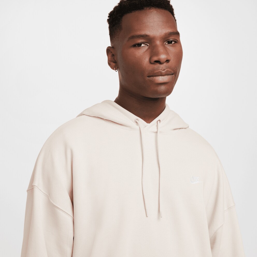 Nike Club Fleece Oversized Ανδρική Μπλούζα με Κουκούλα