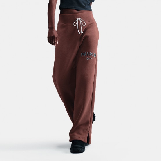 Nike Nsw Phoenix Fleece Logo Wide Γυναικείο Παντελόνι Φόρμας
