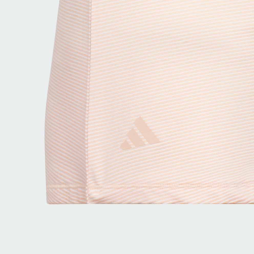 adidas Ottoman Striped Sleeveless Polo Shirt