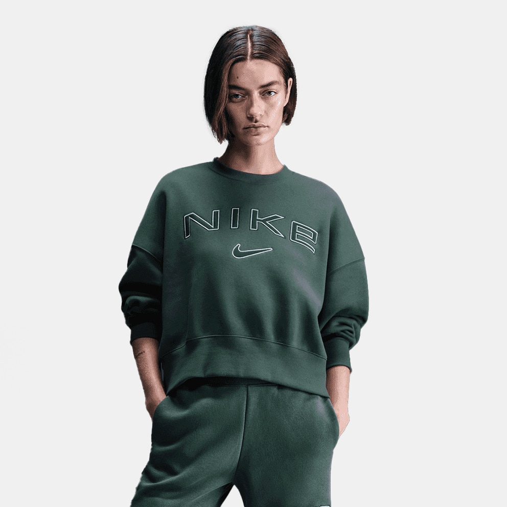 Nike Steertwear Phoenix Fleece Logo Crew Γυναικεία Μπλούζα Φούτερ