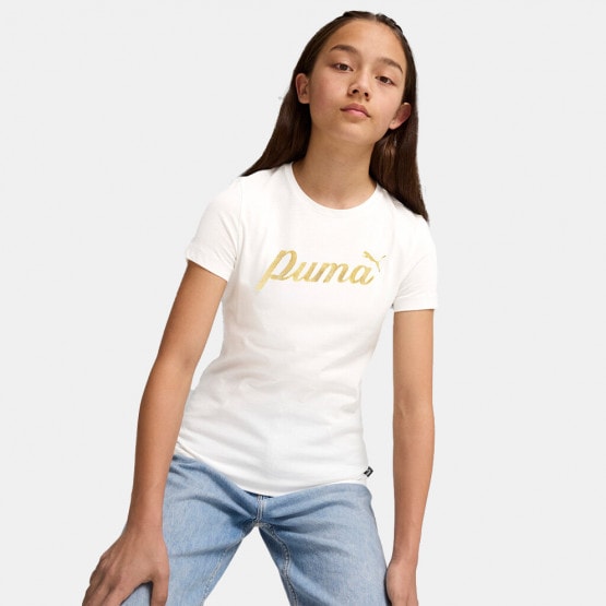 Puma Essentials Script Metallic Kids T-Shirt 