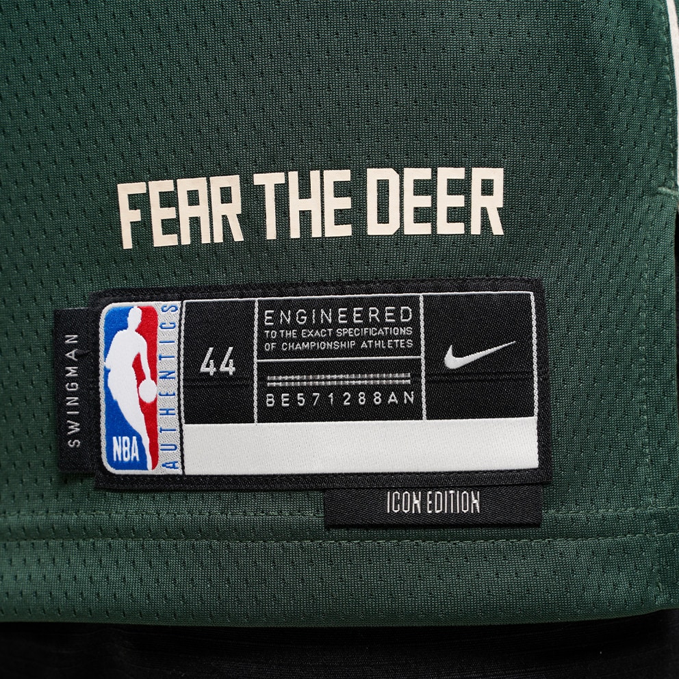 Nike NBA Giannis Antetokounmpo Milwaukee Bucks Icon Edition 2022/23 Swingman Dri-FIT Μπασκετική Φανέλα