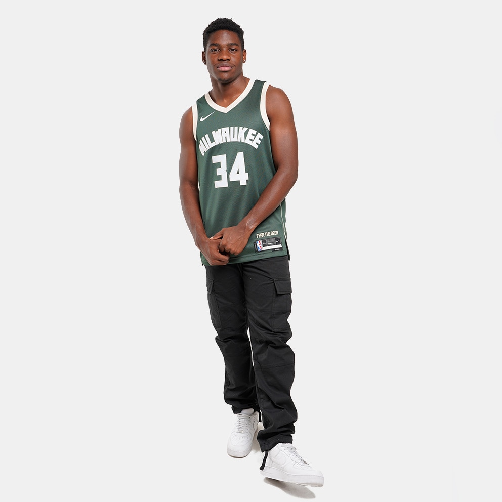 Nike NBA Giannis Antetokounmpo Milwaukee Bucks Icon Edition 2022/23 Swingman Dri-FIT Μπασκετική Φανέλα