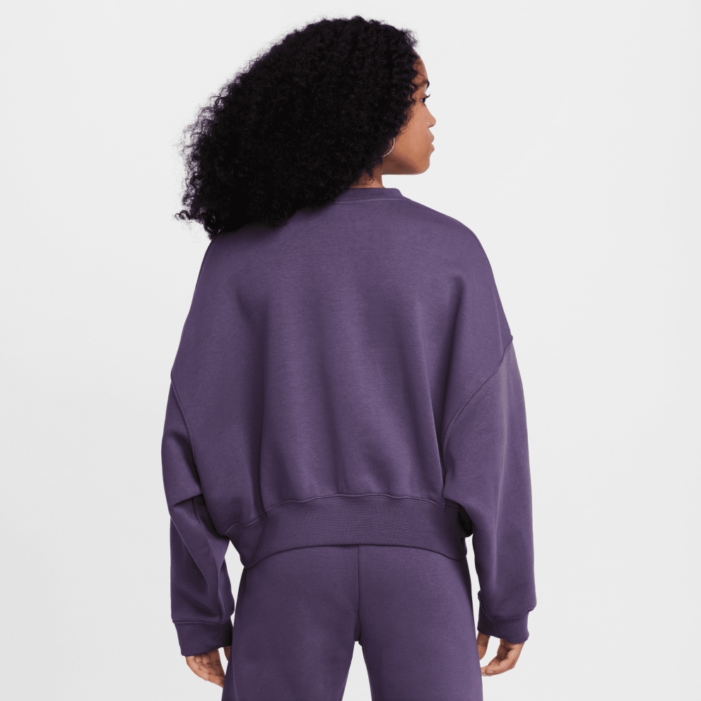 Nike Steertwear Trend Flee Crop Crew Παιδική Μπλούζα Μακρύ Μανίκι
