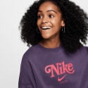 Nike Steertwear Trend Flee Crop Crew Παιδική Μπλούζα Μακρύ Μανίκι