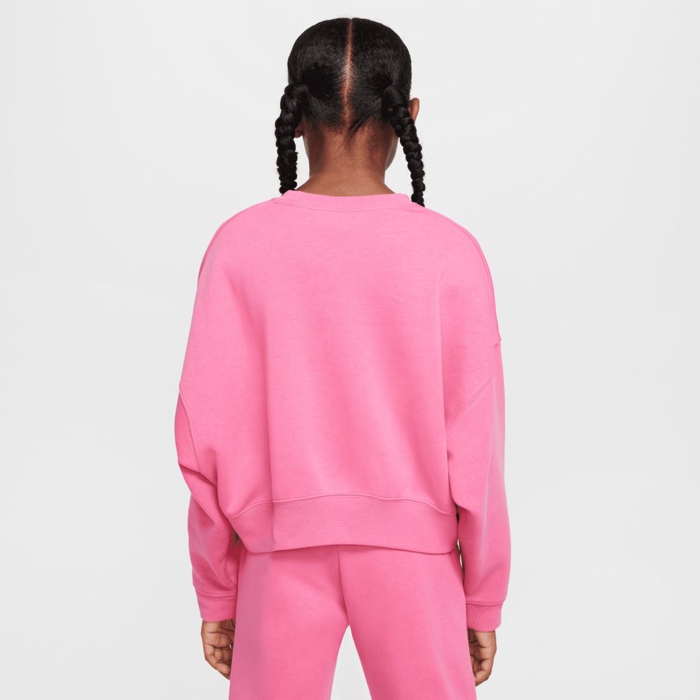 Nike Steertwear Trend Flee Crop Crew Παιδικό Φούτερ