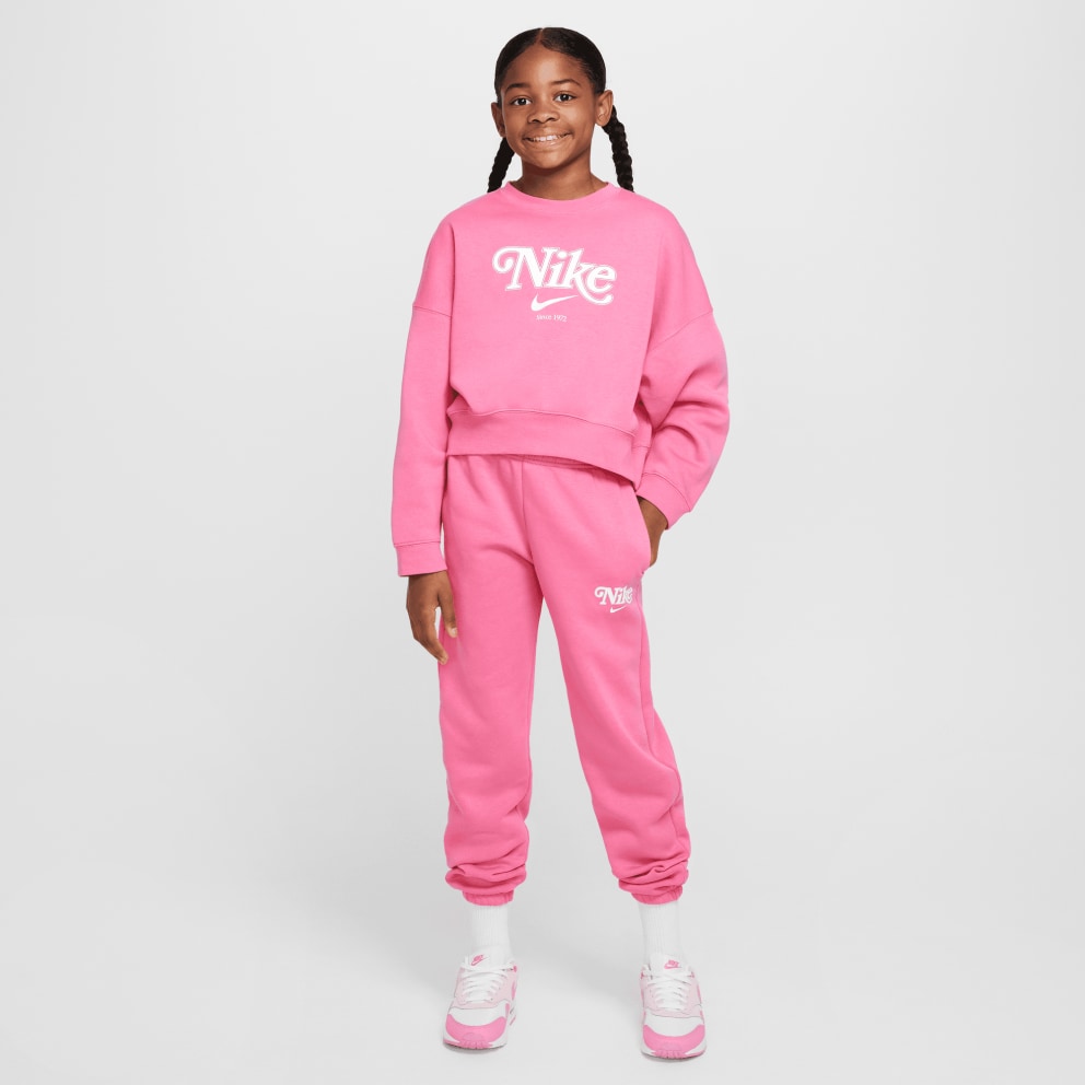 Nike Steertwear Trend Flee Crop Crew Παιδικό Φούτερ