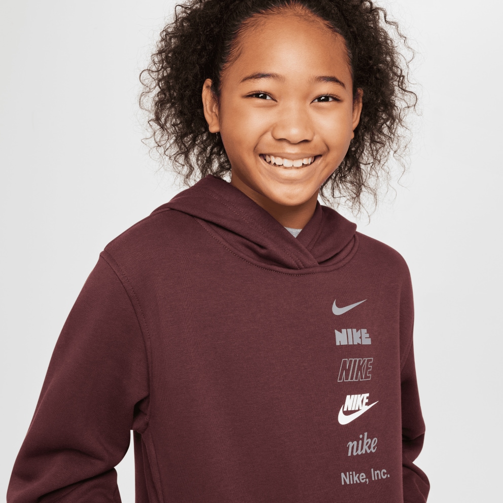 Nike Sportswear Club Fleece Παιδική Μπλούζα με Κουκούλα