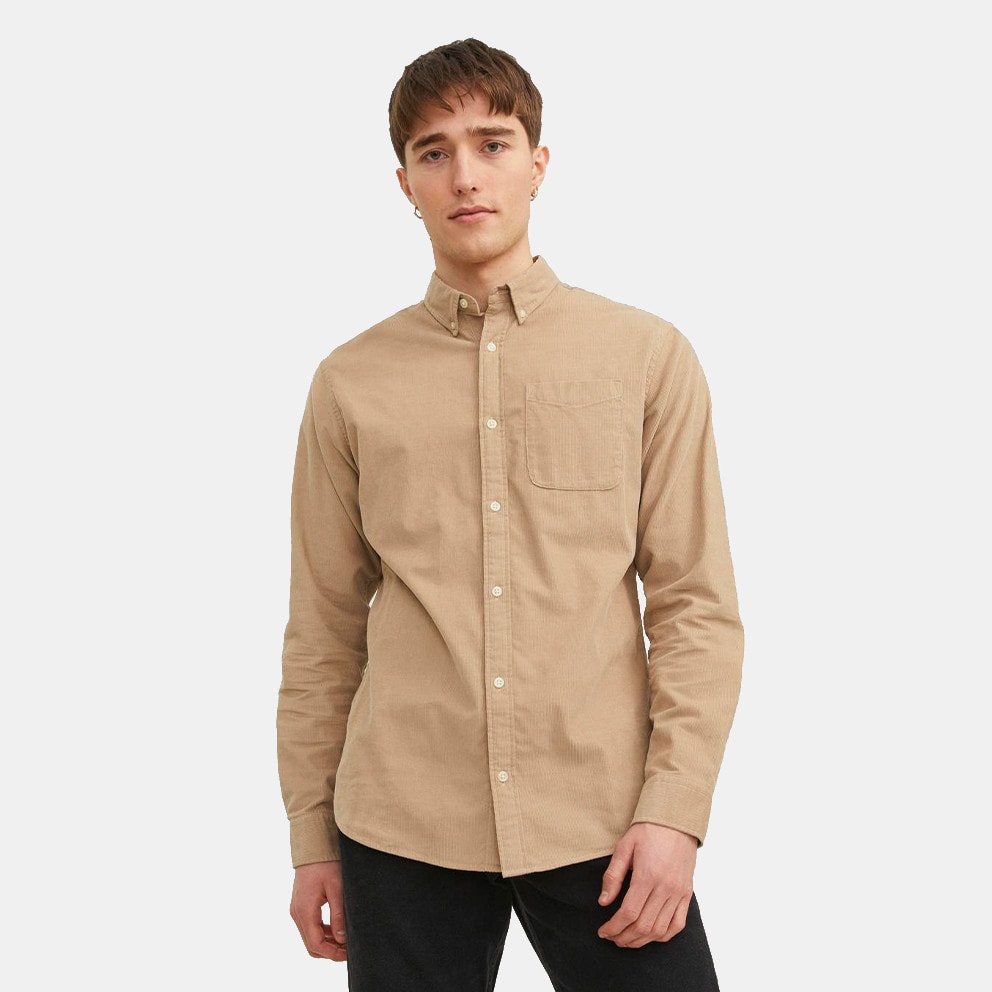 Jack & Jones Jjeclassic Slim Fit Κοτλέ Ανδρικό Πουκάμισο