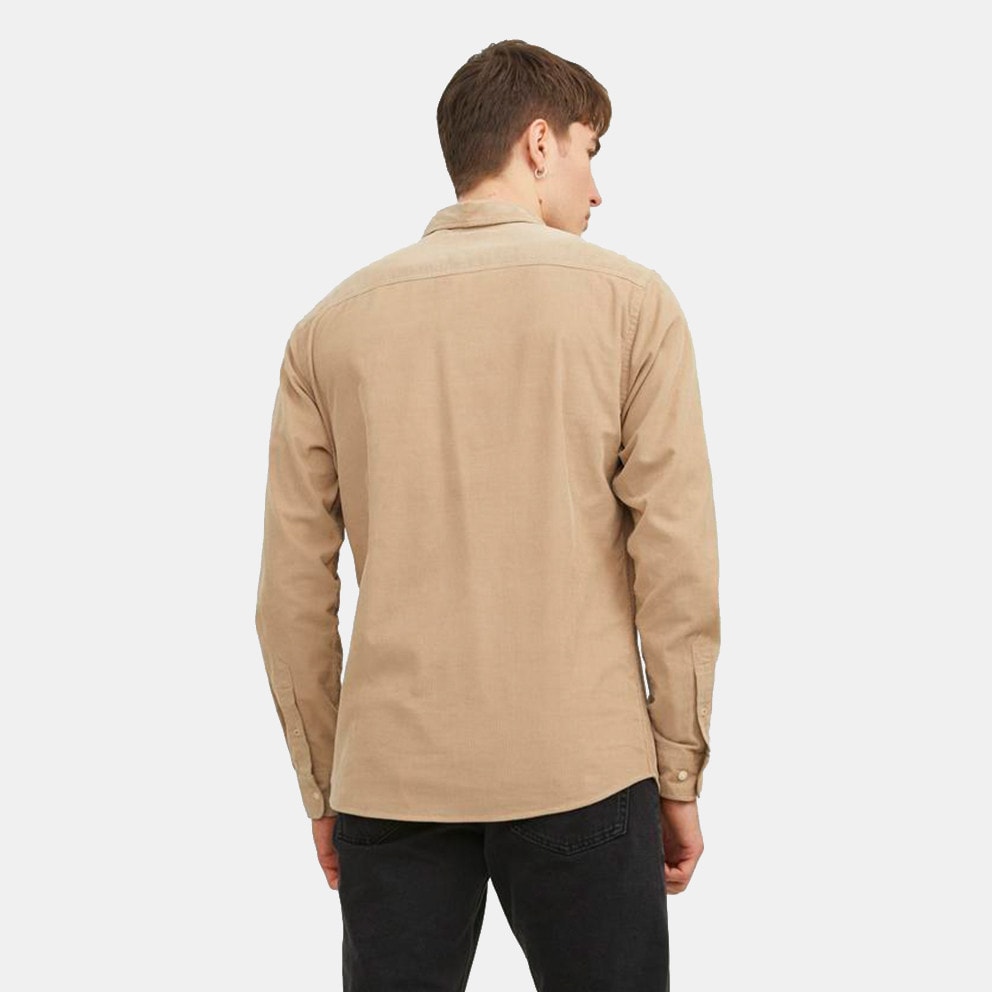 Jack & Jones Jjeclassic Slim Fit Κοτλέ Ανδρικό Πουκάμισο
