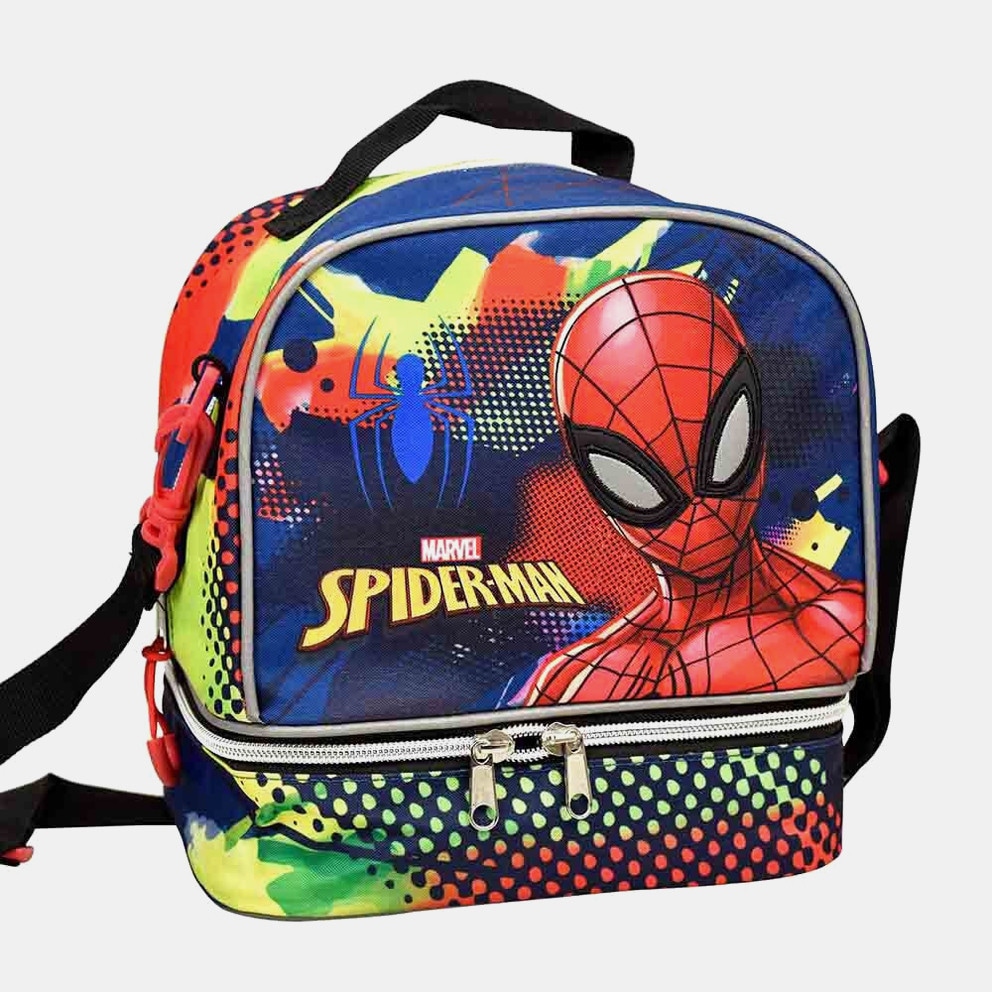 GIM Τσαντακι Φαγ.Obαλ Spiderman Silver Eyes