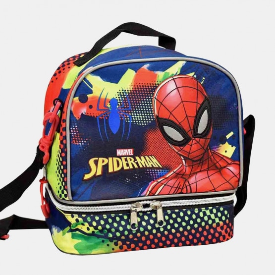 GIM Τσαντακι Φαγ.Obαλ Spiderman Silver Eyes