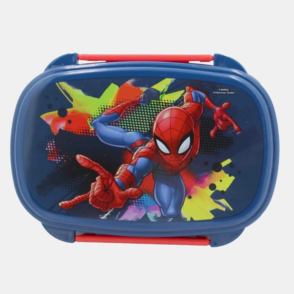 GIM Δοχειο Φαγητου Με Κουταλι/Πιρουνι Spiderman