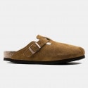 Birkenstock Leather Boston Shearling Leve Mink Laf Women's Sandals