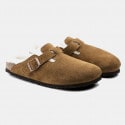 Birkenstock Leather Boston Shearling Leve Mink Laf Women's Sandals