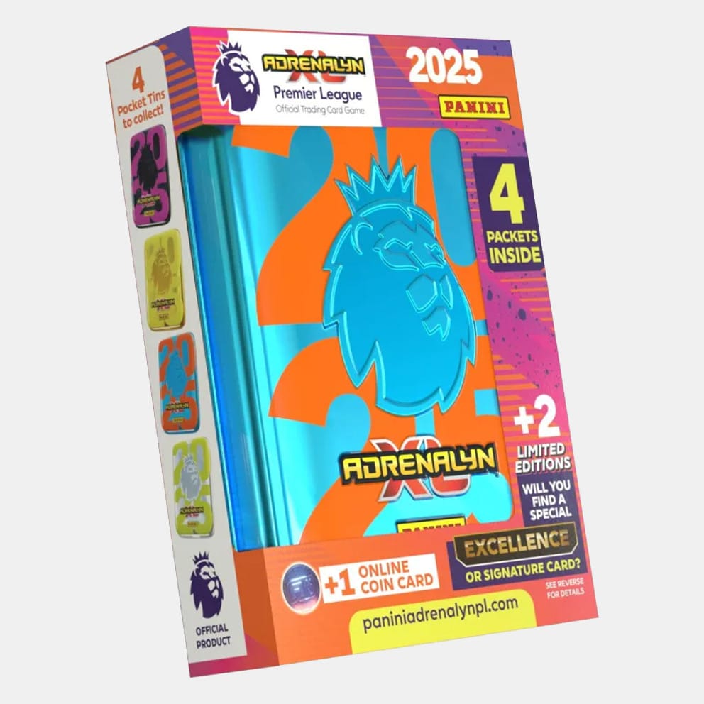 Panini Premier League 2025 Adren. Metal Pocket Tin