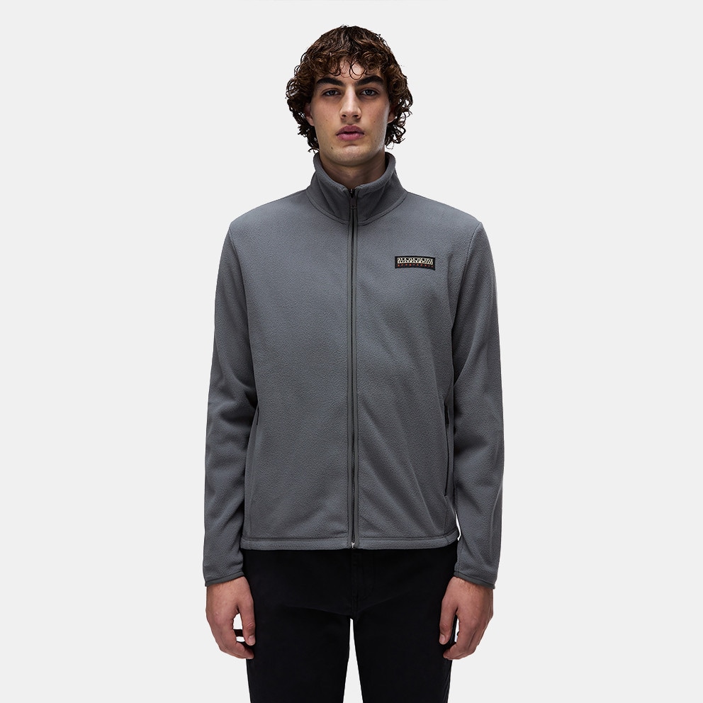 Napapijri T-Iaato Fz Green Urban Men's Polar Fleece