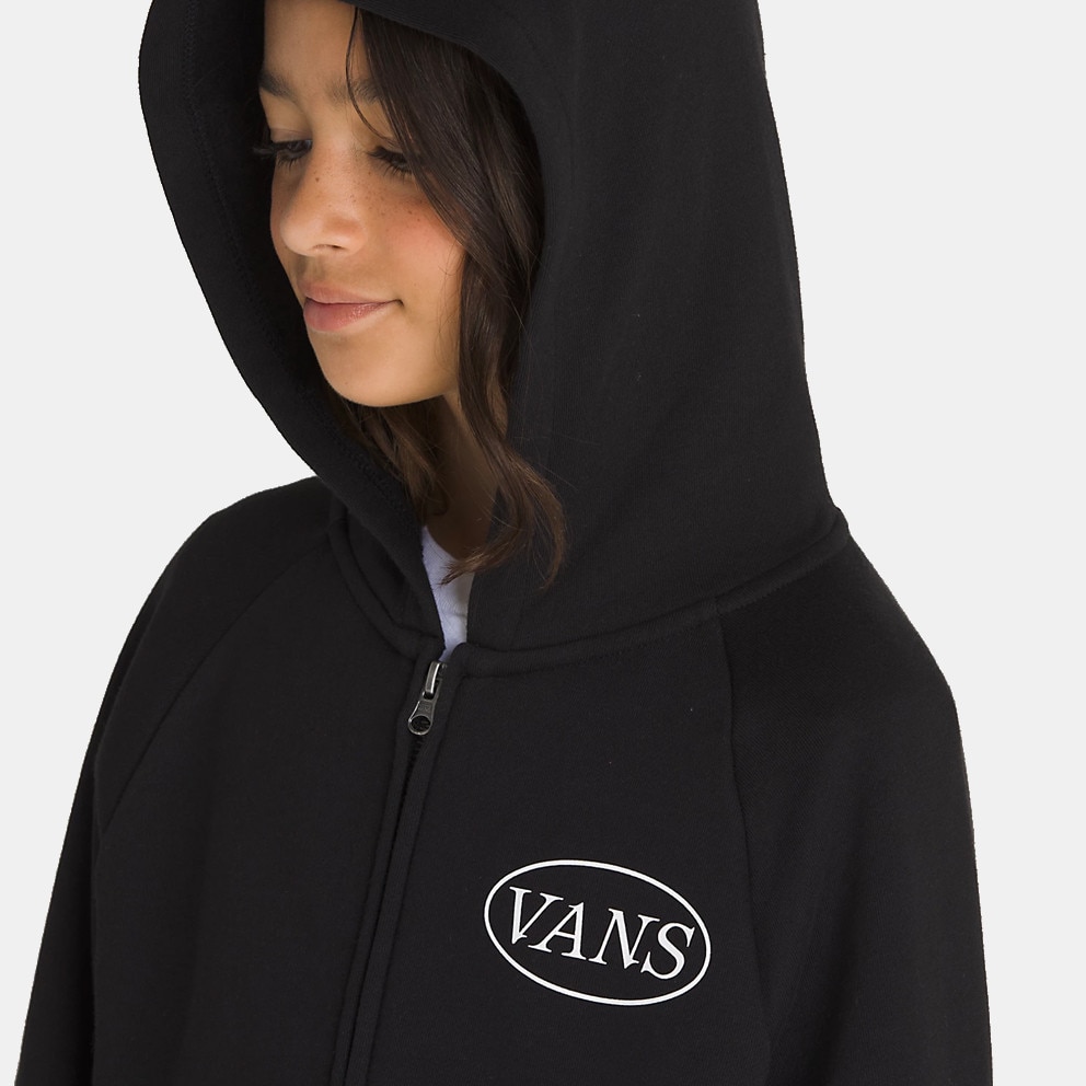 Vans Damask Zip Hoodie Black