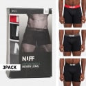 Nuff Mens Tricol Long Boxer 3Pack