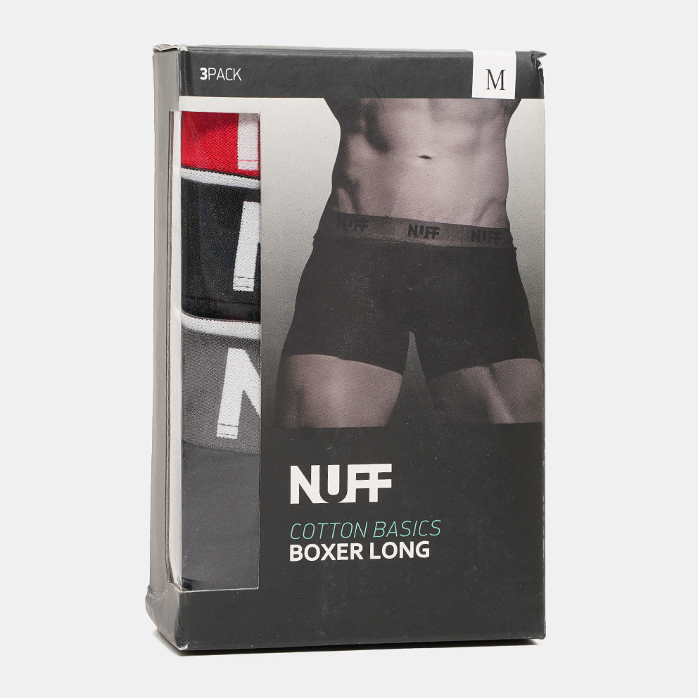 Nuff Mens Tricol Long Boxer 3Pack