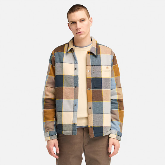Timberland Sherpa Lined Plaid Overshirt