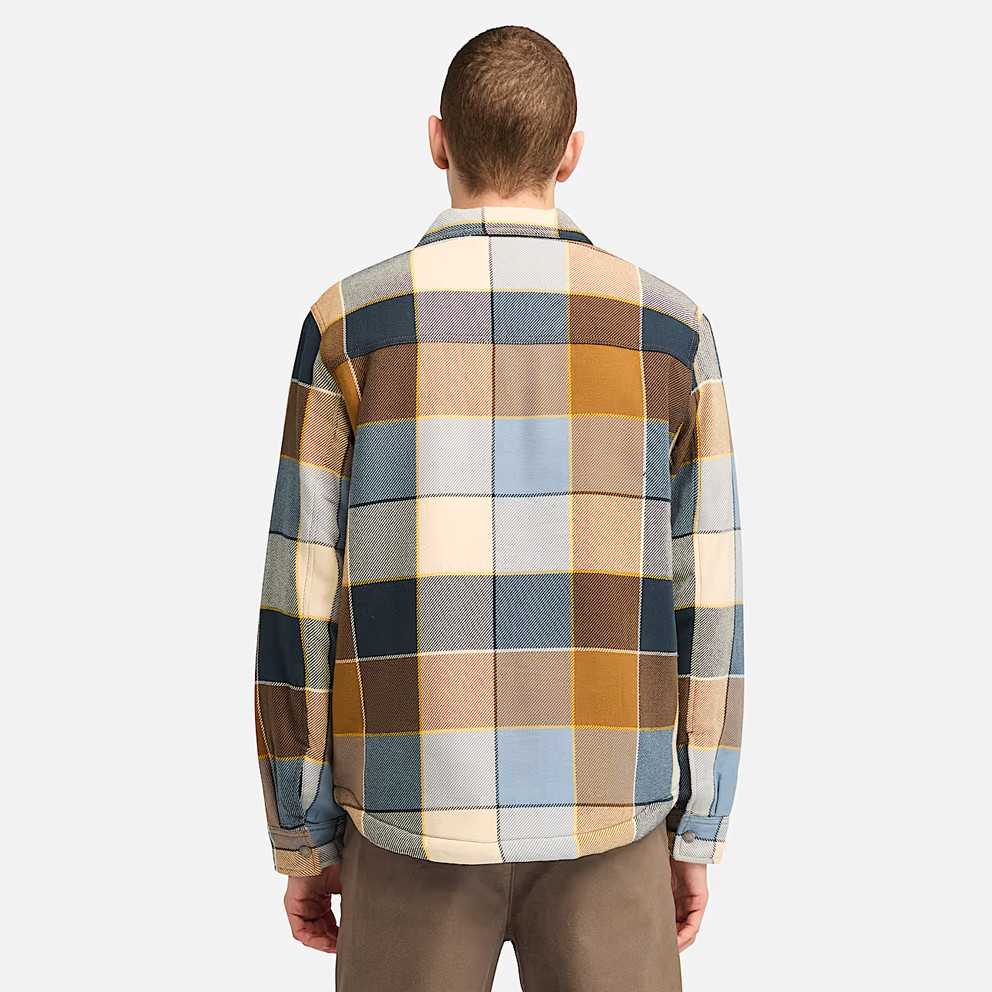 Timberland Sherpa Lined Plaid Overshirt