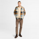 Timberland Sherpa Lined Plaid Overshirt