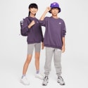 Nike Steertwear Club Flee Oversized Crew LBR Παιδική Μπλούζα Μακρύ Μανίκι 