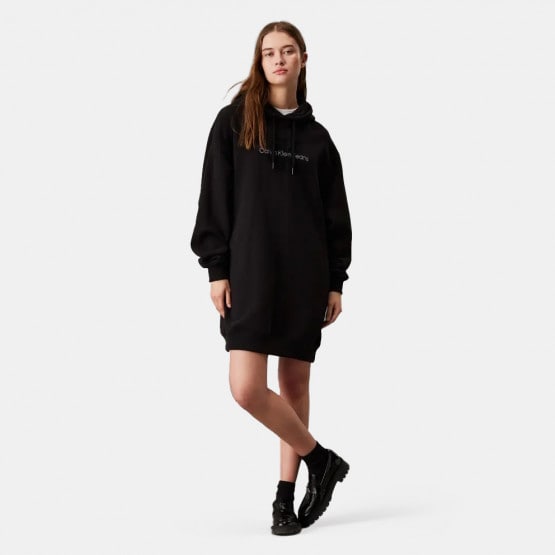 Calvin Klein Chenille Monologo Hoodie Dress