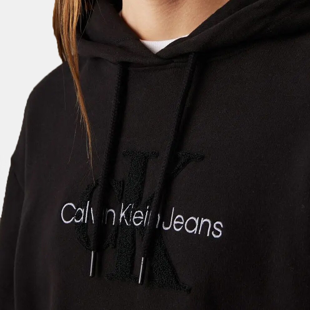 Calvin Klein Chenille Monologo Hoodie Dress