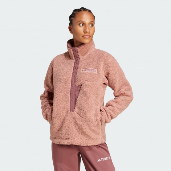 adidas Terrex Xploric High Pile Fleece Pullover Sweatshirt