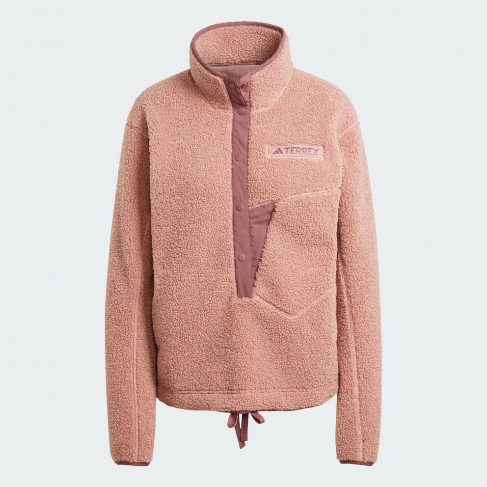 adidas Terrex Xploric High Pile Fleece Pullover Sweatshirt