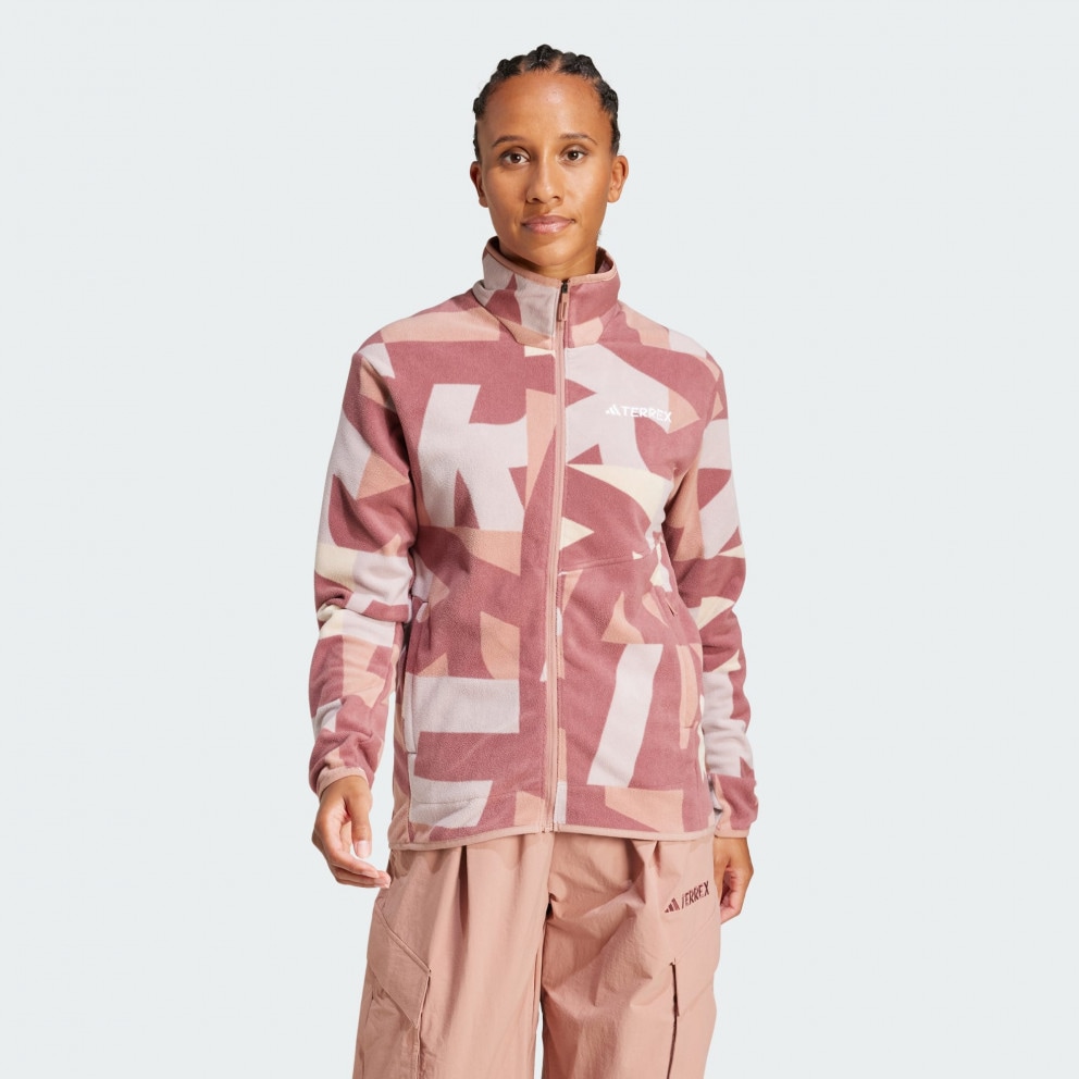 adidas Terrex Multi Printed Full-Zip Fleece Jacket