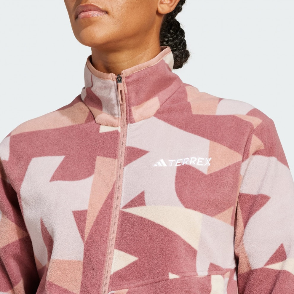 adidas Terrex Multi Printed Full-Zip Fleece Jacket