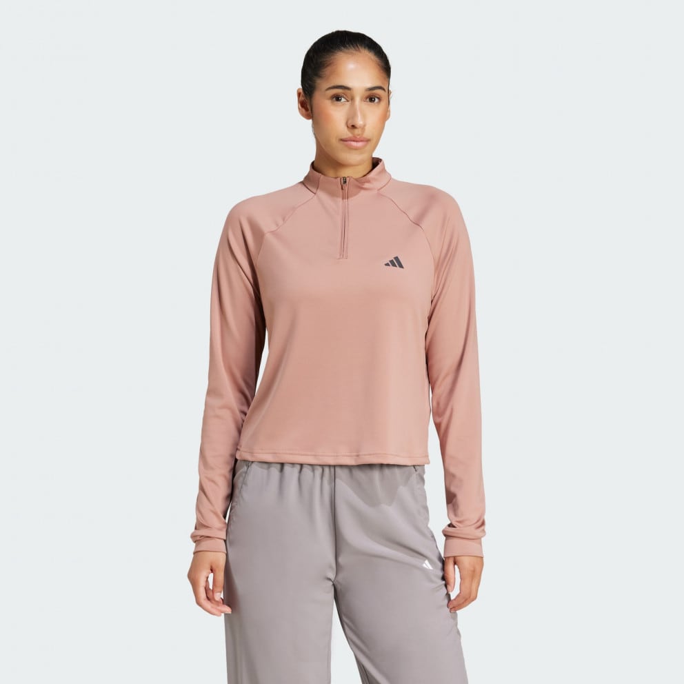 adidas Train Essentials Minimal Branding 1/4-Zip Cover Up