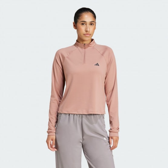 adidas Train Essentials Minimal Branding 1/4-Zip Cover Up